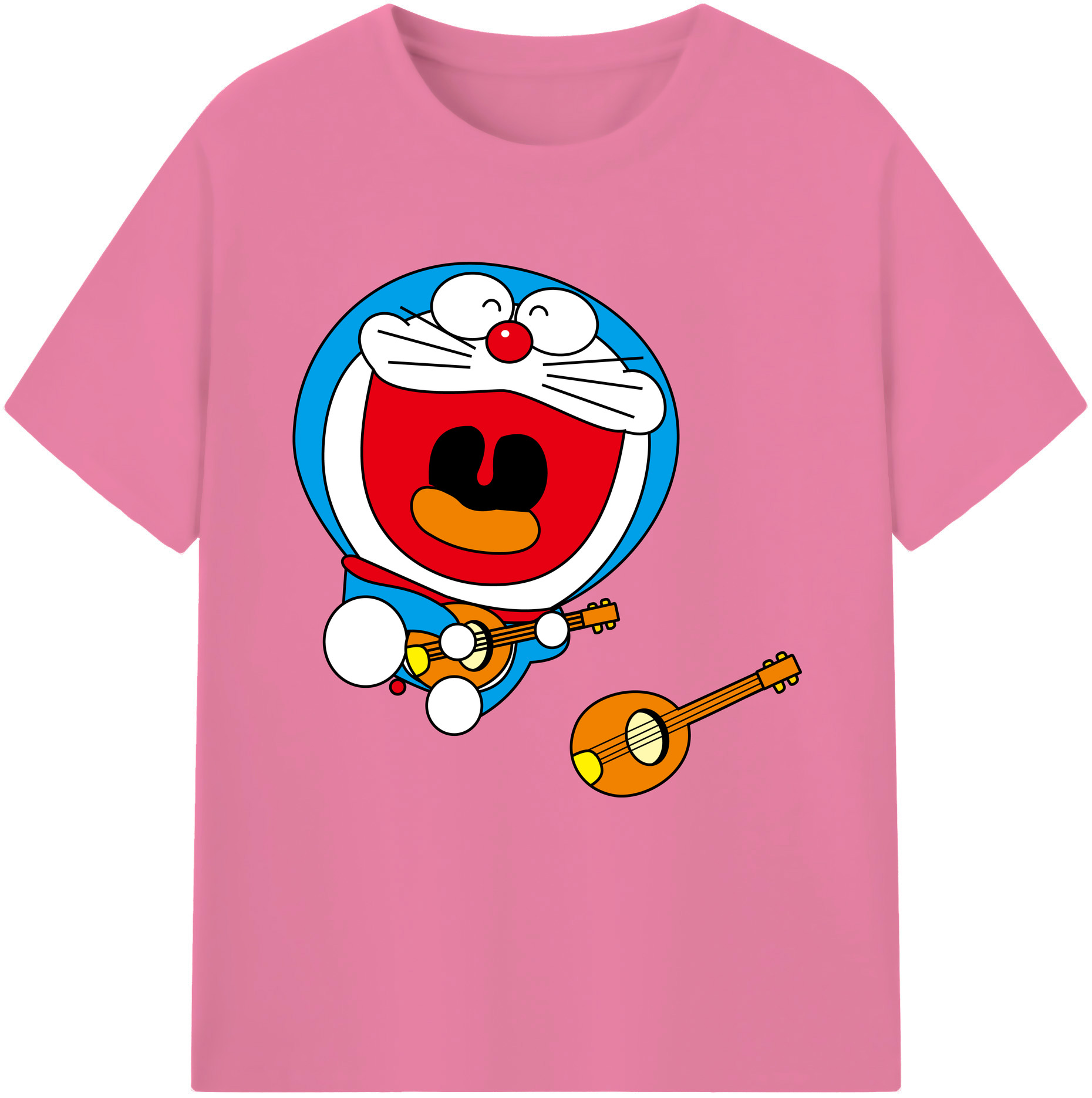 （画像用） ドラえもん Doraemon 綿100％半袖Tシャツ（フロントプリント）